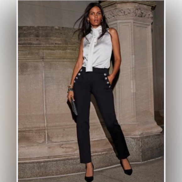 NWT Fashion Moda | Vintage Black Pants - Picture 1 of 7